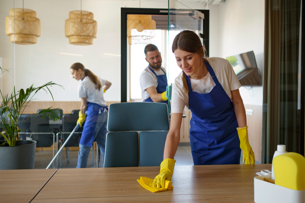 Office cleaning services by Capstone Facility Solutions