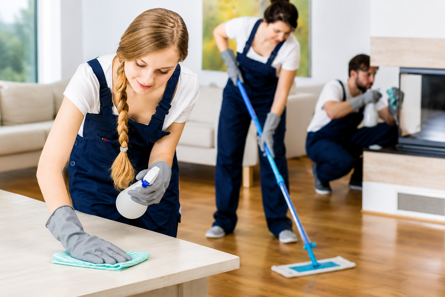 Professional commercial cleaning crew in Central PA