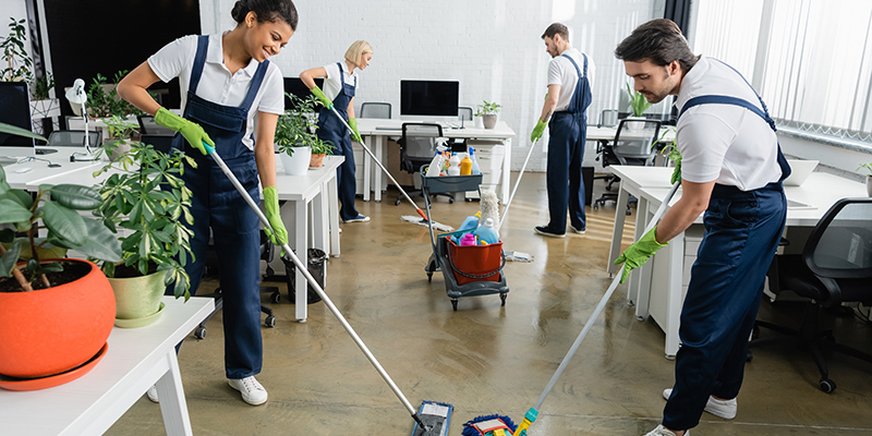 Professional floor care services including stripping, waxing, buffing, carpet cleaning, and hard floor maintenance for Harrisburg commercial properties.