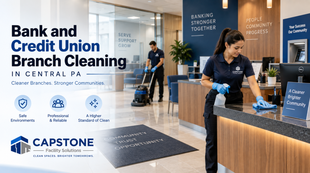 Bank and Credit Union Branch Cleaning in Central PA